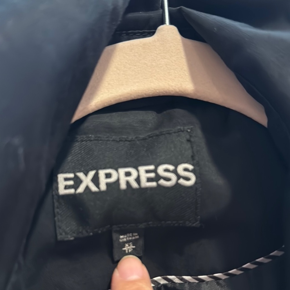Express Black Double-Breasted Jacket - image 2